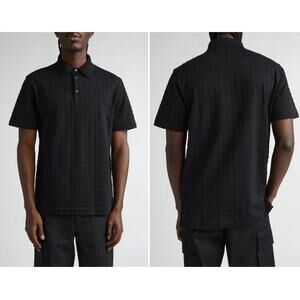 Givenchy Classic Fit Textured Cotton Polo Size‎ Small